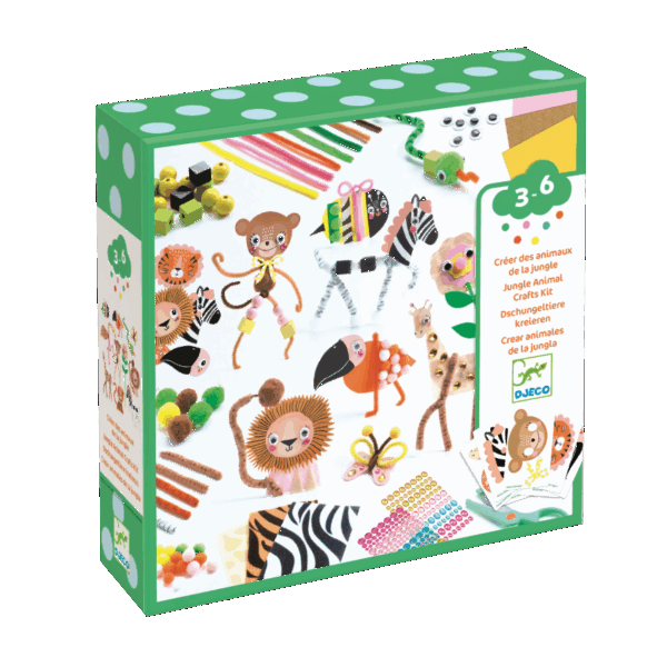 Coffrets multi-activités - Créer des animaux de la jungle