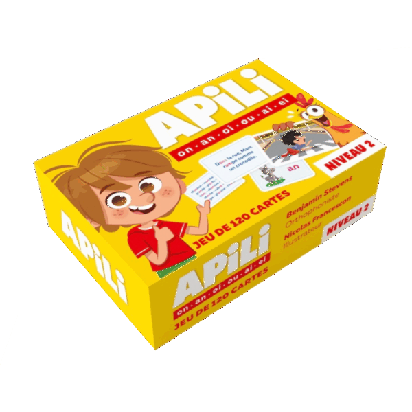 Jeu de 120 cartes Apili niveau 2