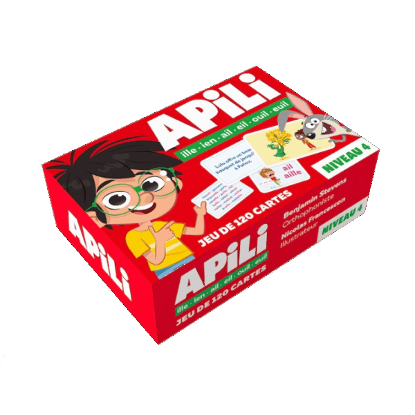 Jeu de 120 cartes Apili niveau 4