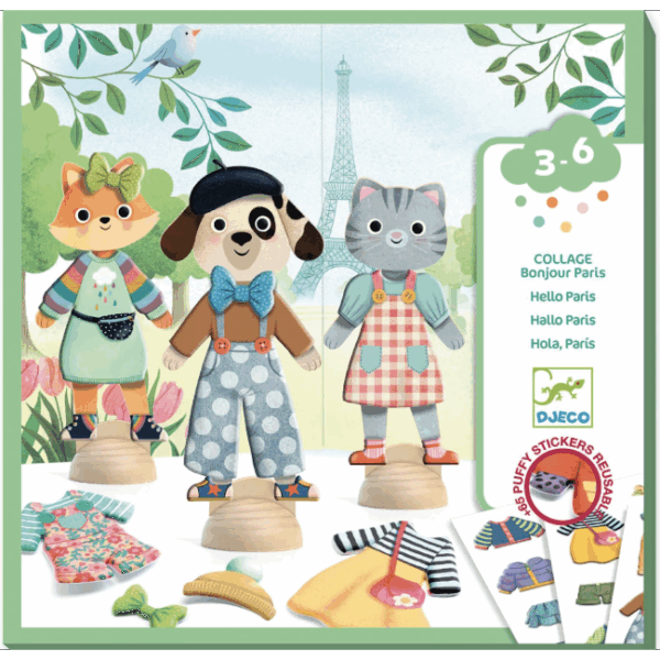 Collage Bonjour Paris
